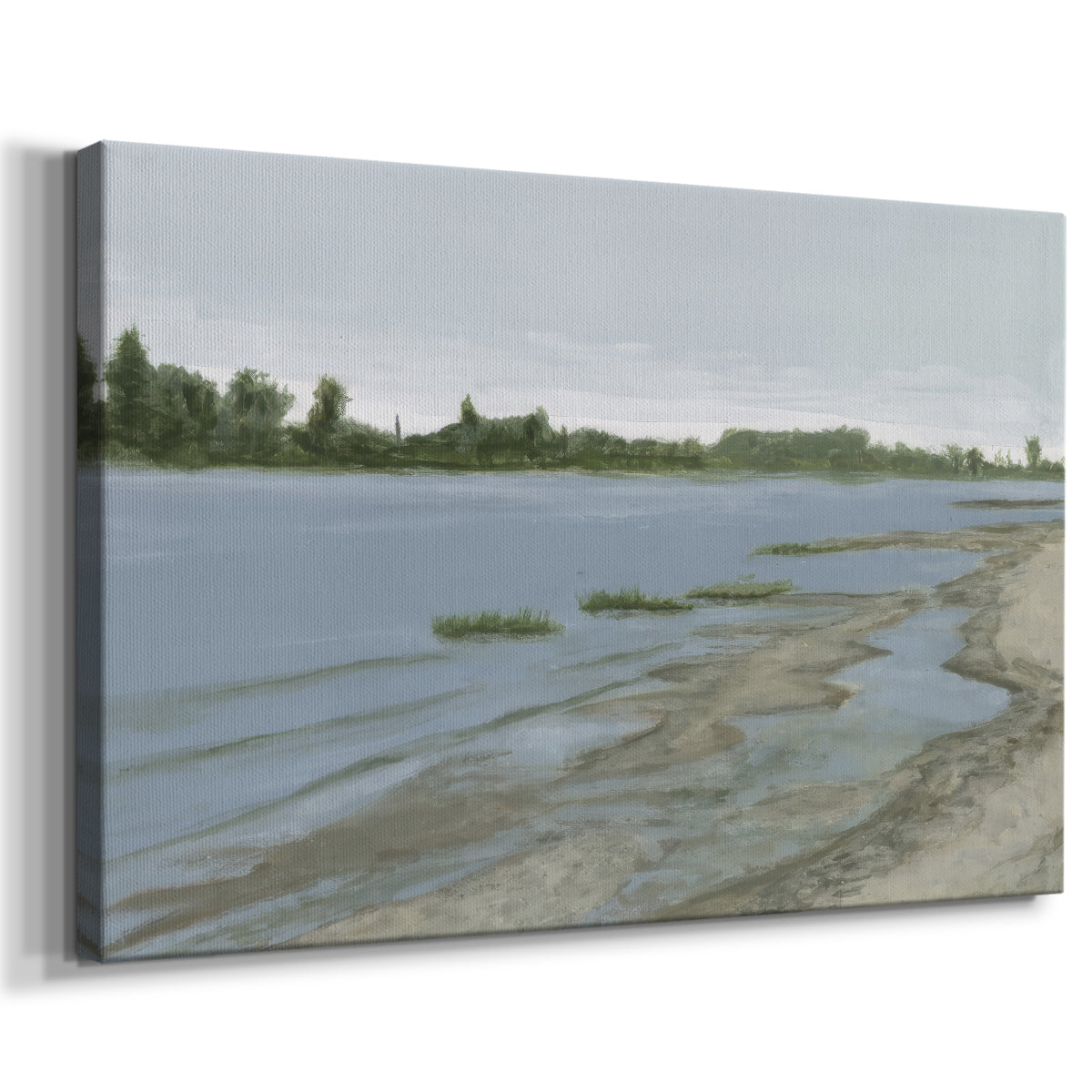 river,landscape,waves,shore,greenery,cloudy,nature,water,sand,tranquility,vegetation,horizon,environment,peaceful,scenery,outdoors,wilderness,reflection,calm,summer,ripples,banks,sky,serenity,distant trees,earth,soil,plants,habitat,aquatic,flowing,natural,beauty,wetlands,ecosystems,scene,calmness,soft light,coastal,view,leisure,exploration