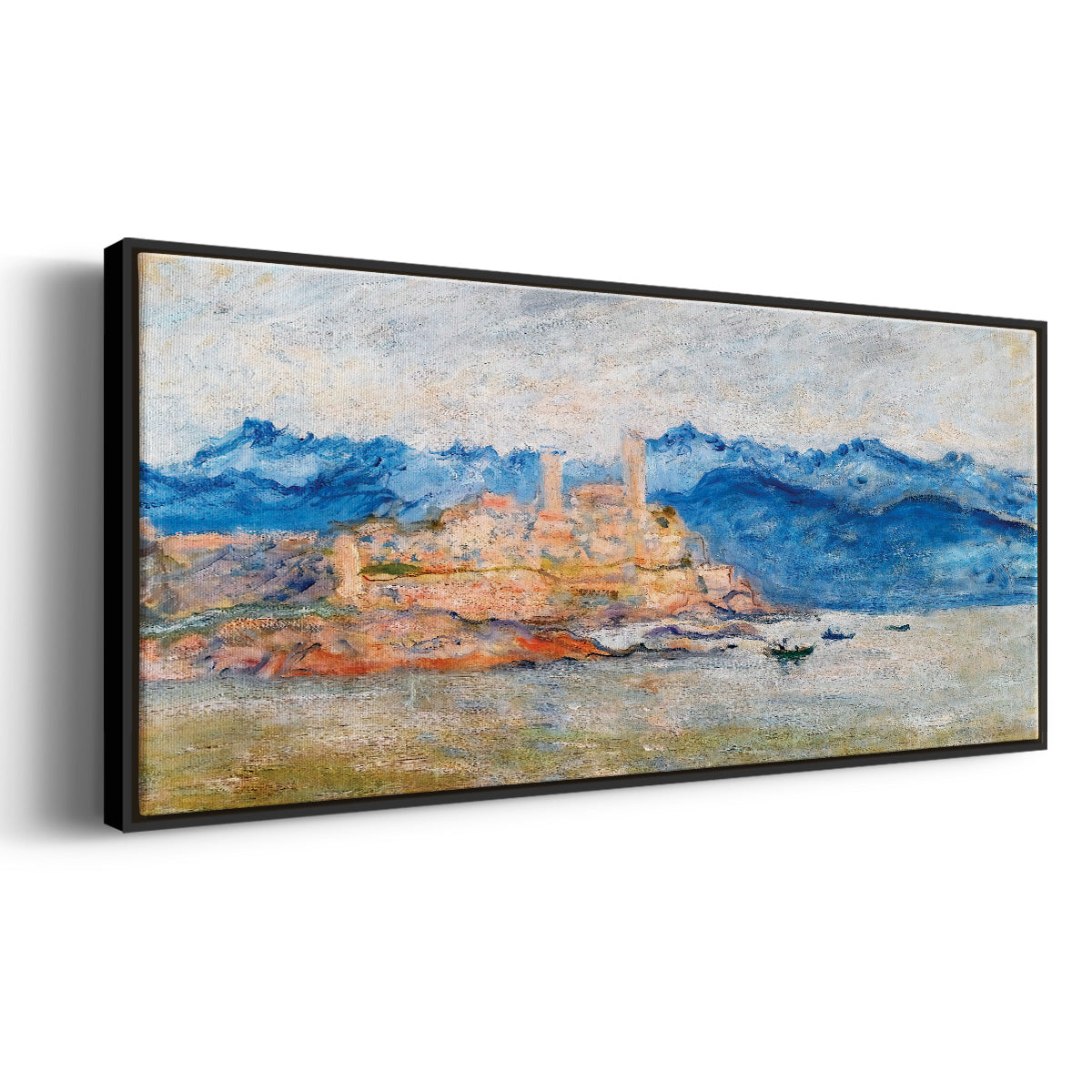 The Fort of Antibes, 1888 - Floater Framed Canvas Print