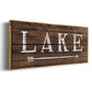 To the Lake - Floater Framed Canvas Print