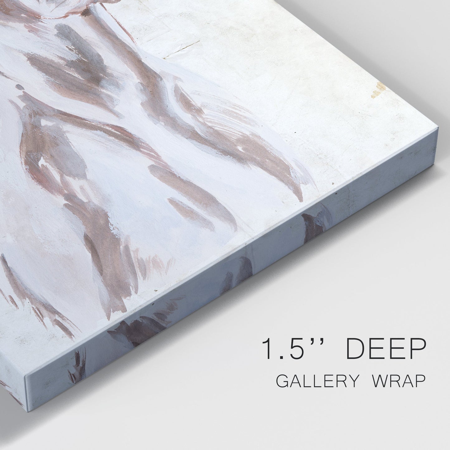 Sitting Dog IV - Canvas Art Print