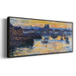 The Port of Dieppe, Evening, 1882 - Floater Framed Canvas Print