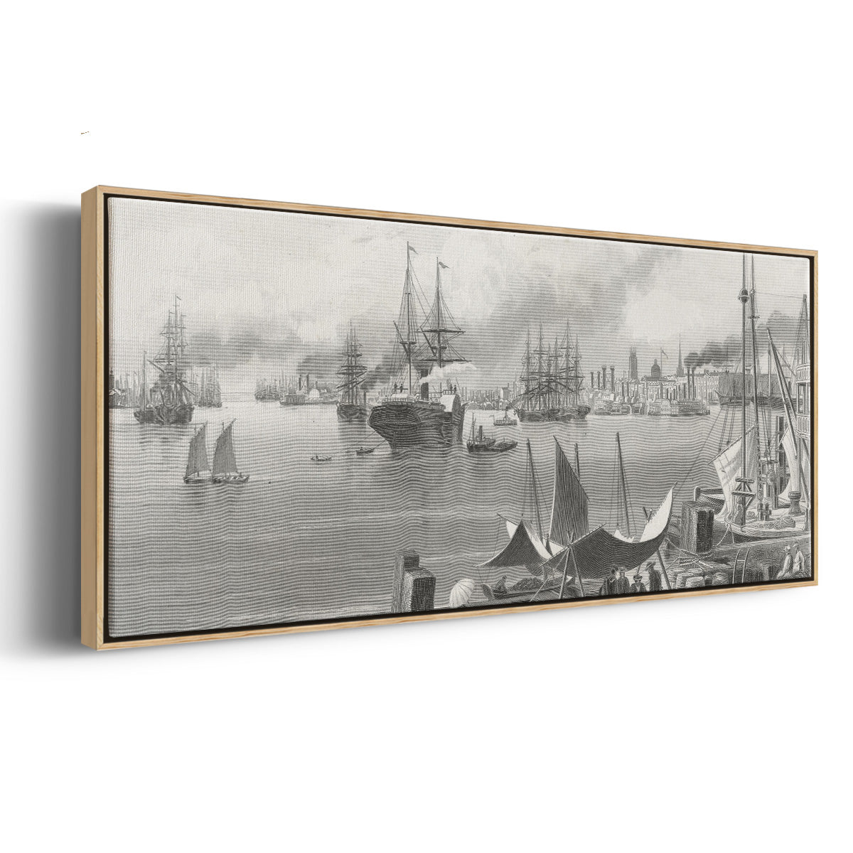 New Orleans - Floater Framed Canvas Print