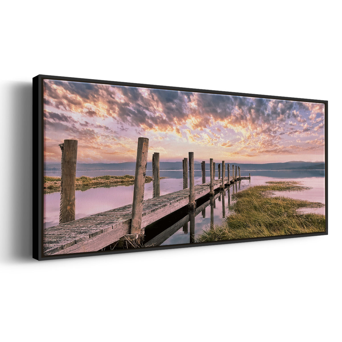 Sky - Floater Framed Canvas Print