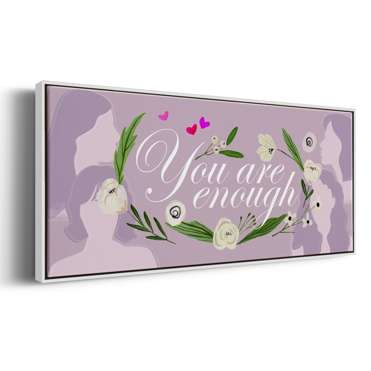 Happy Galentine's Day Collection D - Floater Framed Canvas Print
