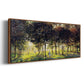 The Promenade at Argenteuil, Sunset, 1874 - Floater Framed Canvas Print