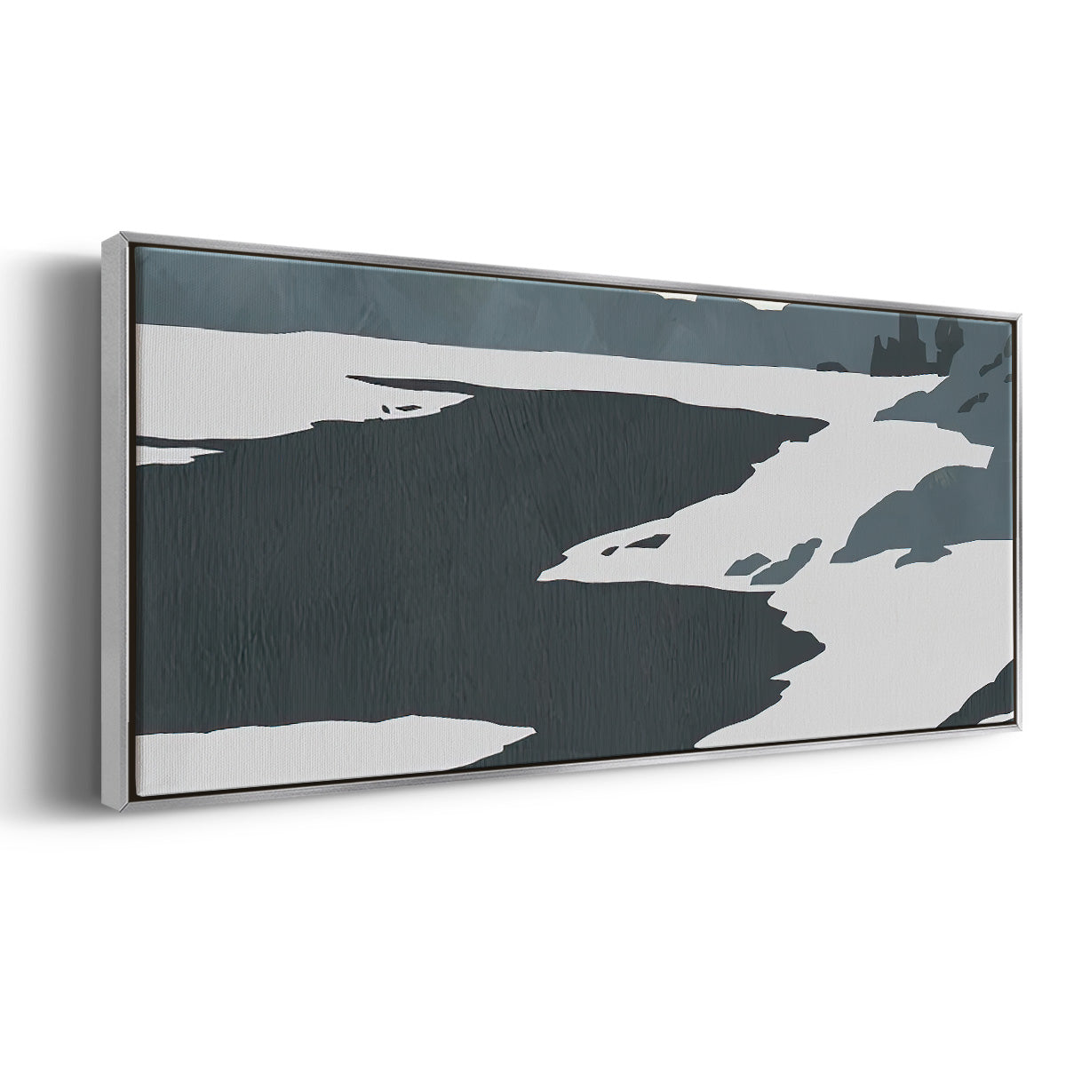 Cutter Island IV - Floater Framed Canvas Print