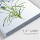 Blue Lively Botanical I Premium Gallery Wrapped Canvas - Ready to Hang - Set of 2 - 8 x 12 Each