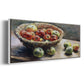 The Plate with Apples, 1880 - Floater Framed Canvas Print