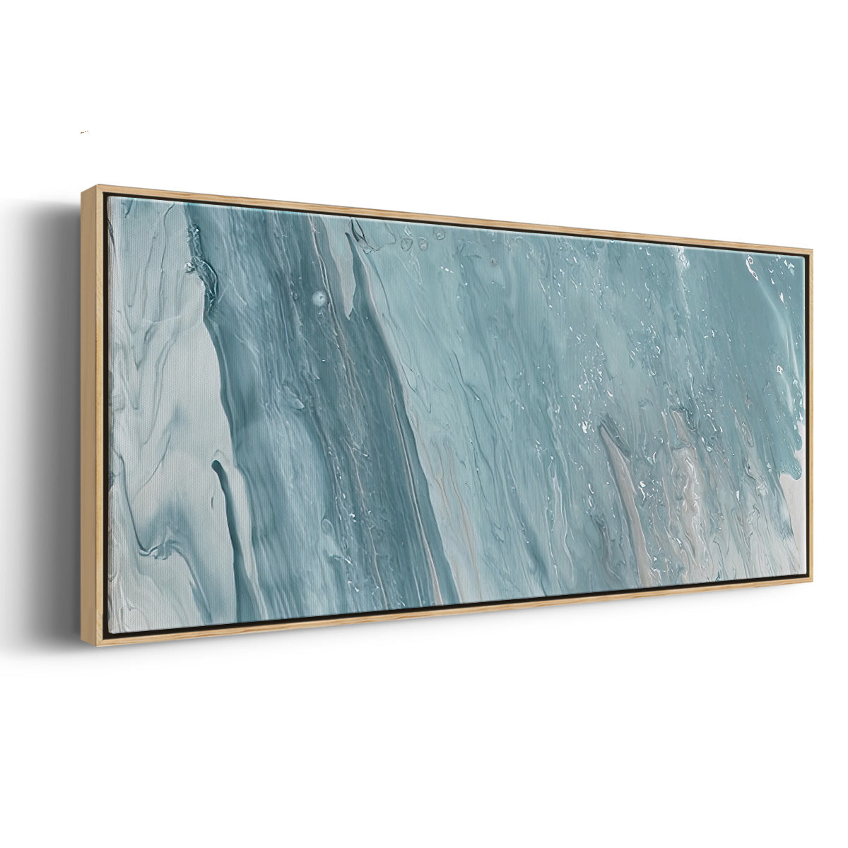 Cirrus I - Floater Framed Canvas Print