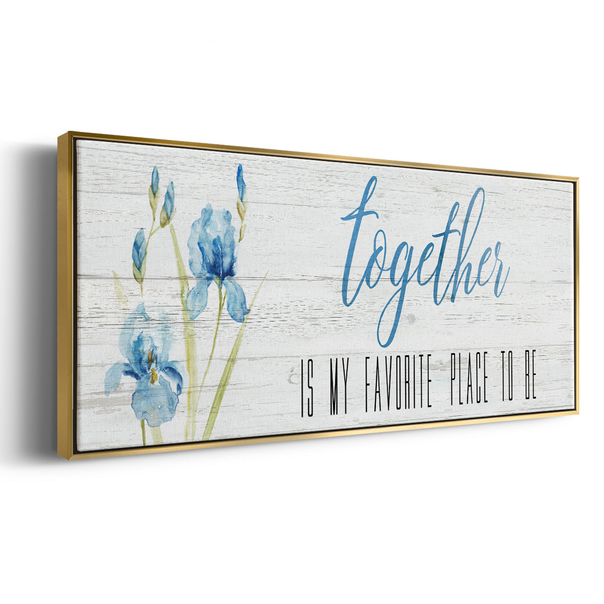 Together - Floater Framed Canvas Print