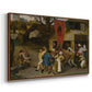 A Village Fair, c. 1567-1569 - Floater Framed Canvas Print