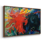 Fighting Forms, 1914 - Floater Framed Canvas Print