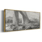 Richmond from the James - Floater Framed Canvas Print