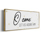O Come - Floater Framed Canvas Print