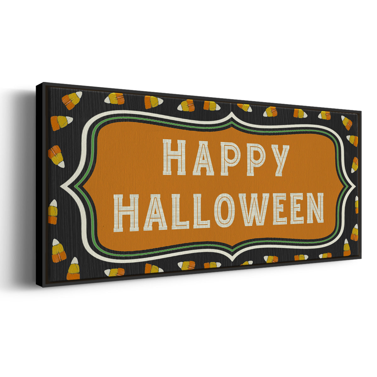 Happy Hallowween - Floater Framed Canvas Print
