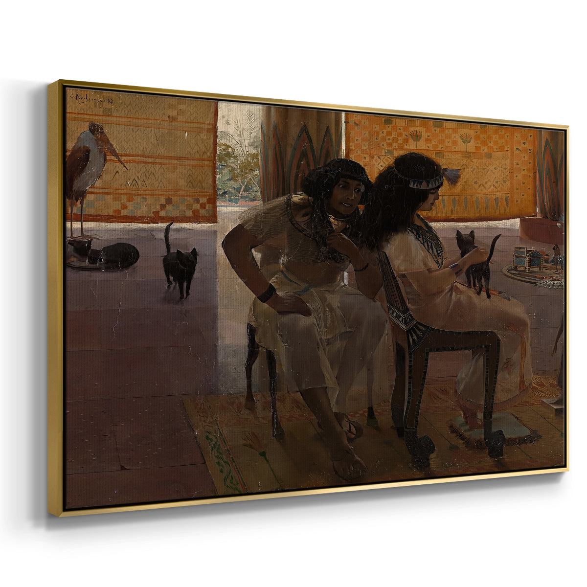 The Age of the Pharaohs, 1914 - Floater Framed Canvas Print