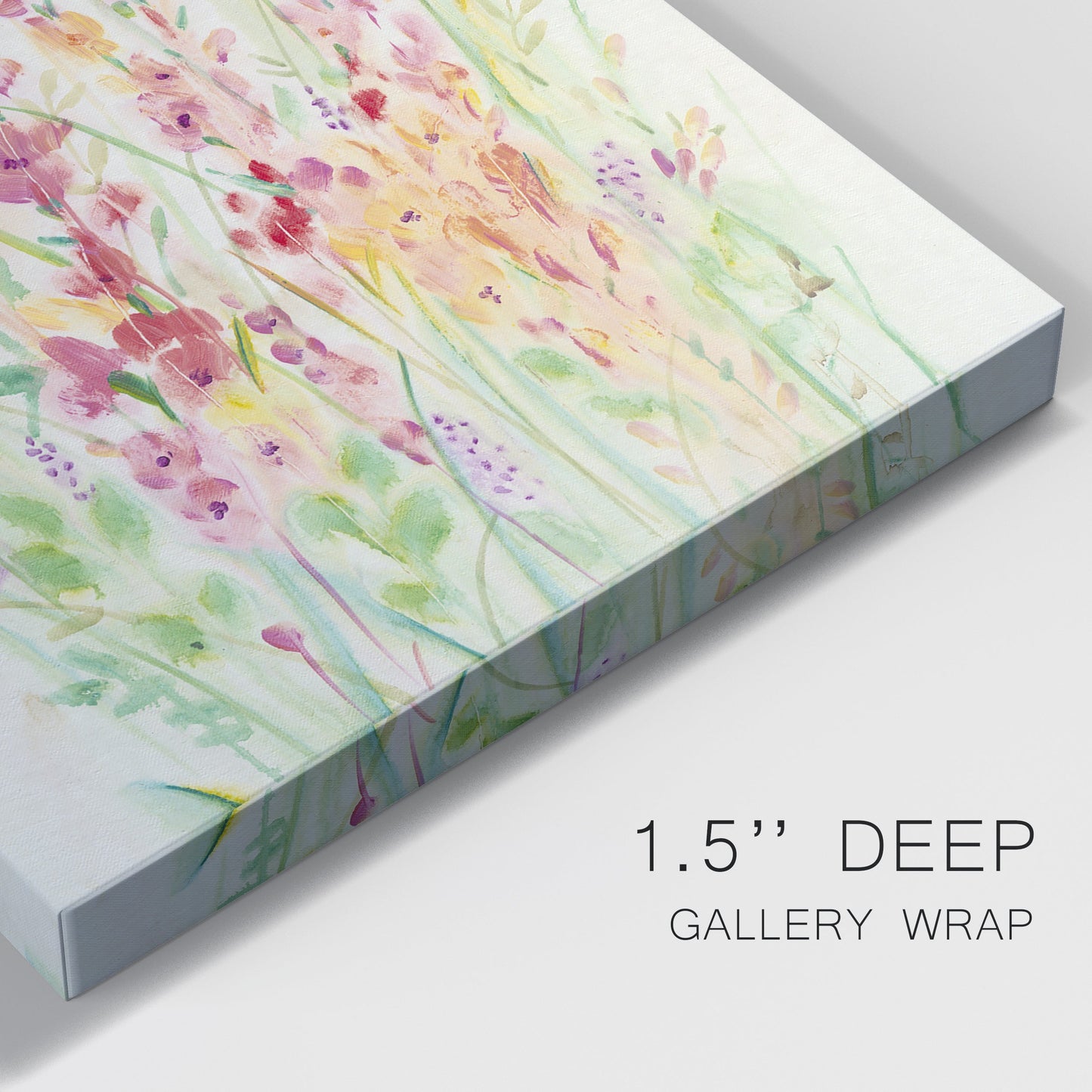 Brilliant Floral I Premium Gallery Wrapped Canvas - Ready to Hang