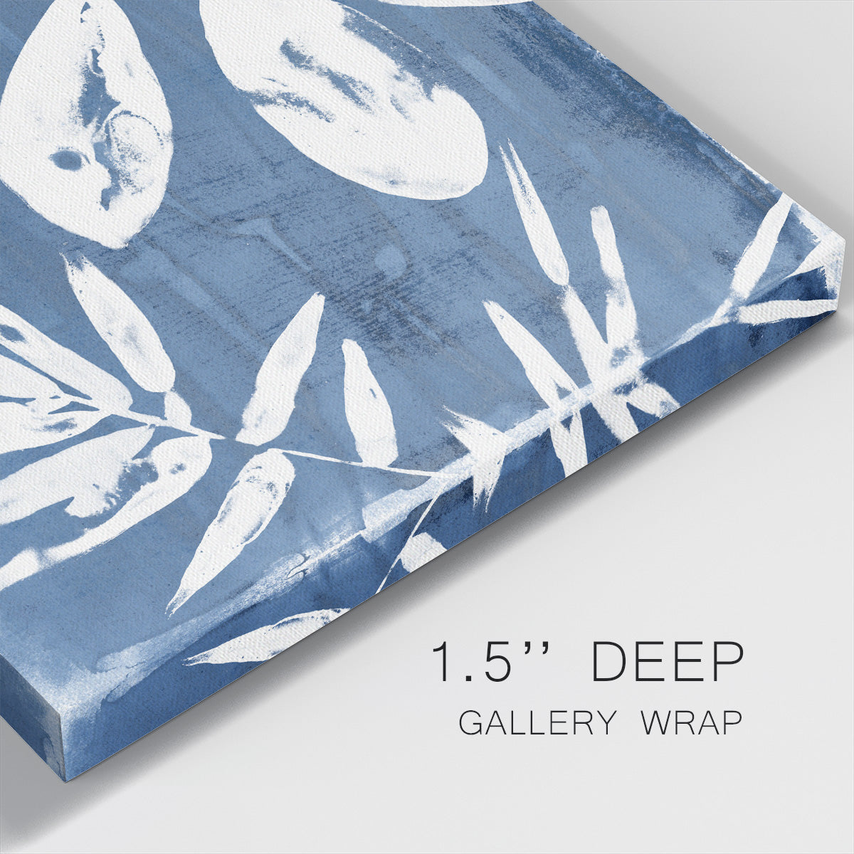 Tropical Indigo Impressions II - Canvas Art Print