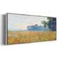 Oat and Poppy Field, 1890 - Floater Framed Canvas Print