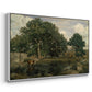 Forest of Fontainebleau, 1846 - Floater Framed Canvas Print