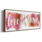 Love is the Answer - Floater Framed Canvas Print