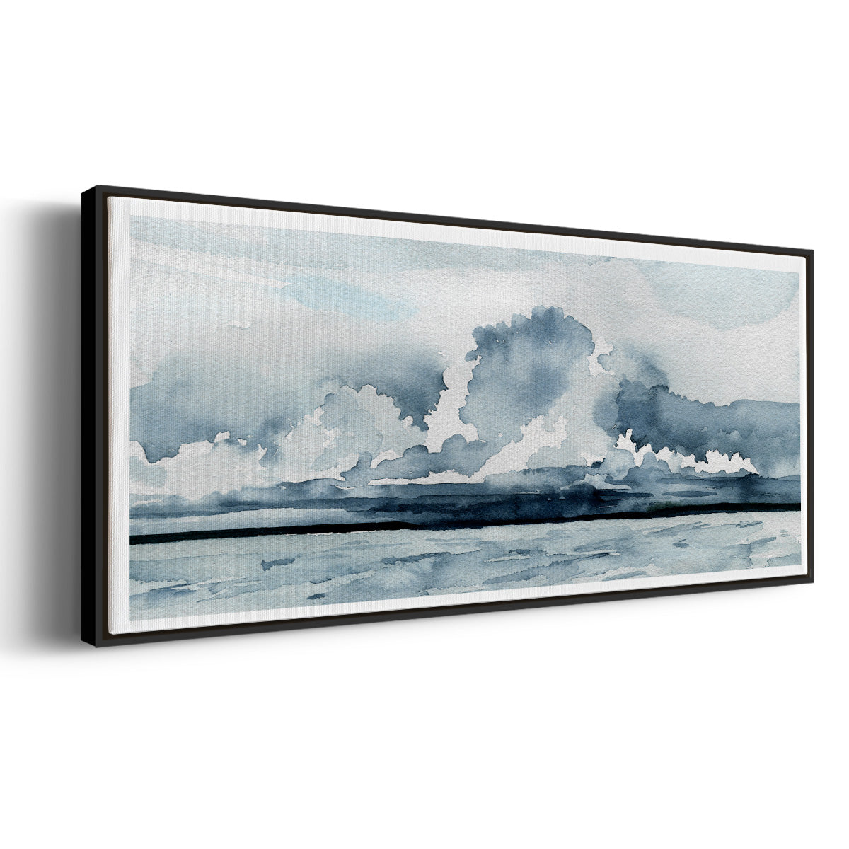 Passing Rain Storm II - Floater Framed Canvas Print
