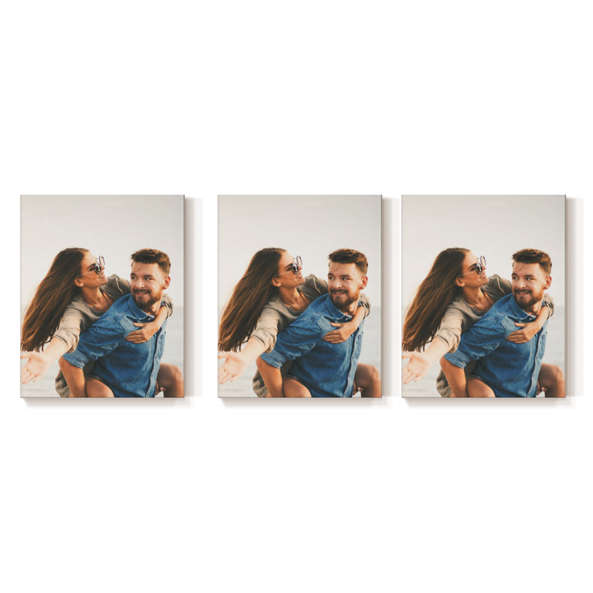 Set of 3 Restickable Custom Framed Photos - 8" x 10"