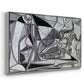 Goat's Skull, Bottle and Candle, 1952 - Floater Framed Canvas Print