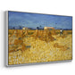 Wheat Field with Sheaves (Harvest in Provence), 1888 - Floater Framed Canvas Print