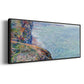 The Sea Seen from the Cliffs of Fecamp, 1881 - Floater Framed Canvas Print