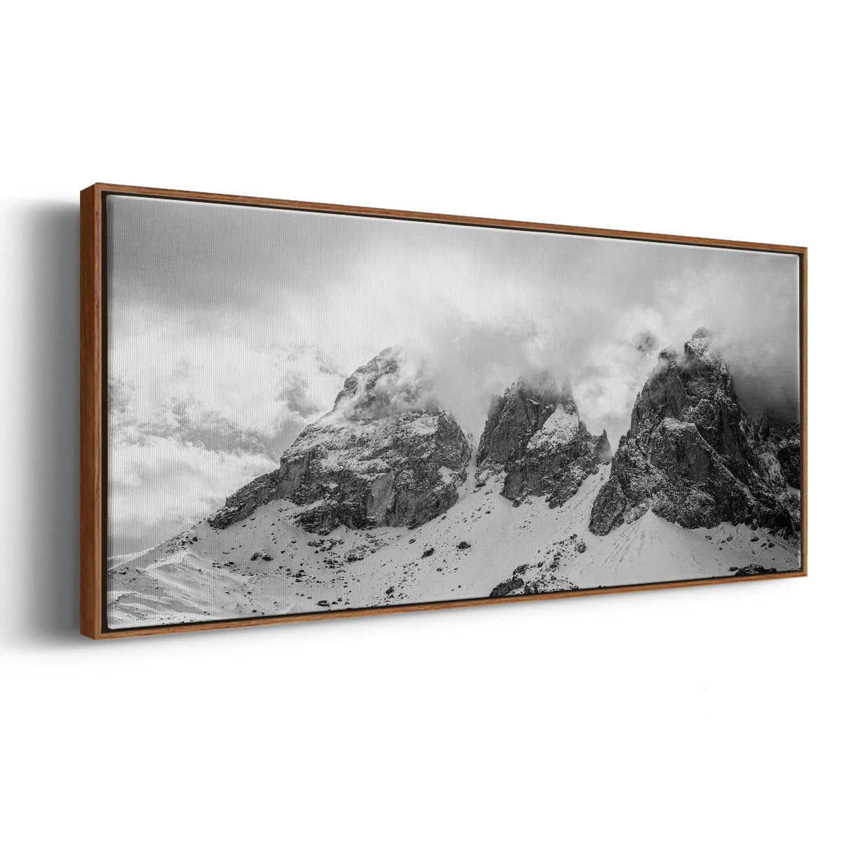 Dolomites - Floater Framed Canvas Print