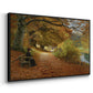 A Wooded Path in Autumn, 1902 - Floater Framed Canvas Print