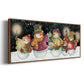 Christmas Lineup - Floater Framed Canvas Print