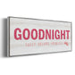 Princess Goodnight - Floater Framed Canvas Print