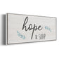 Hope & Soap - Floater Framed Canvas Print