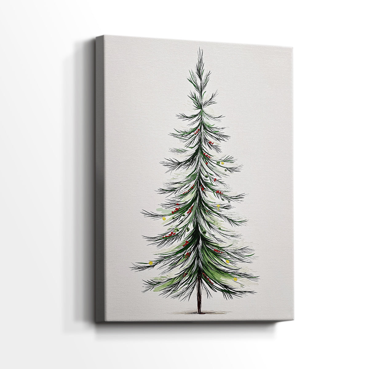 Silver Snow Blessing - Canvas Art Print