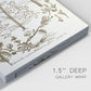 Sepia Botanical Journal V - Canvas Art Print