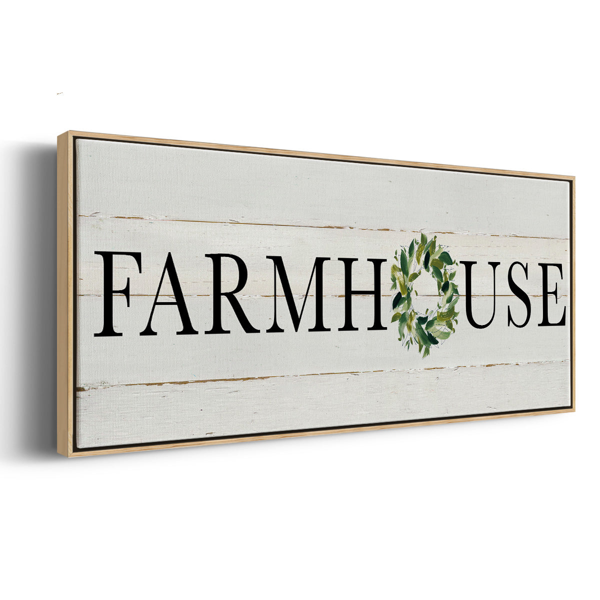Farmhouse - Floater Framed Canvas Print