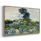 The Rocks, 1888 - Floater Framed Canvas Print