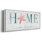Home Beach - Floater Framed Canvas Print
