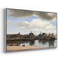 View of Delft, c. 1660-1661 - Floater Framed Canvas Print
