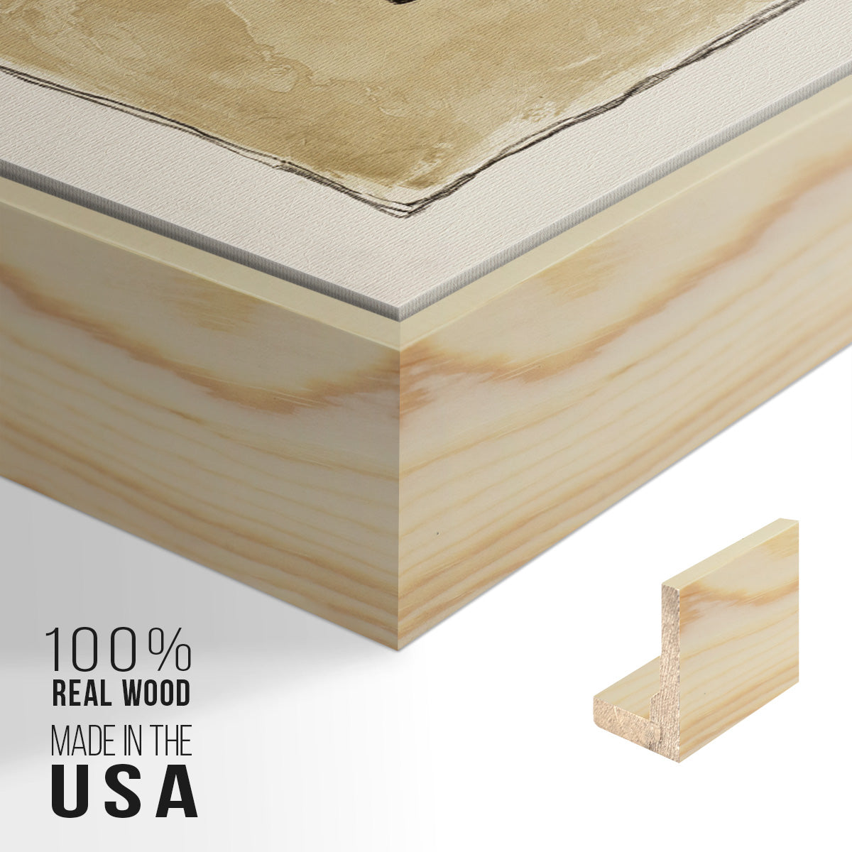 Inner Musing I -  Framed Canvas Print