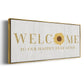 Welcome Happily Ever After - Floater Framed Canvas Print