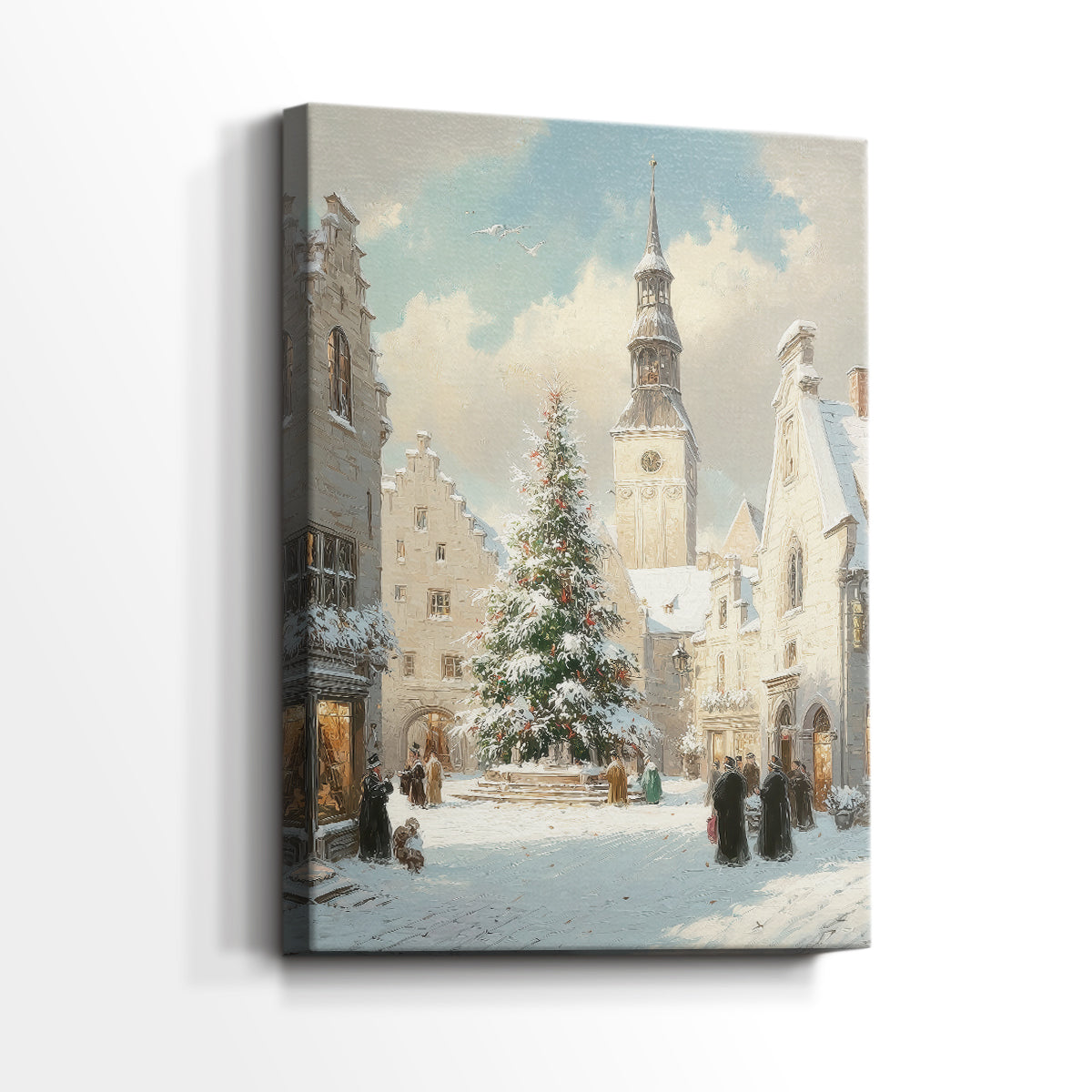 Chapel of Silver Serenade - Canvas Art Print