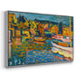 Study for Autumn Landscape with Boats, 1908 - Floater Framed Canvas Print