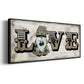 Winter Wonderland Friend Love - Floater Framed Canvas Print