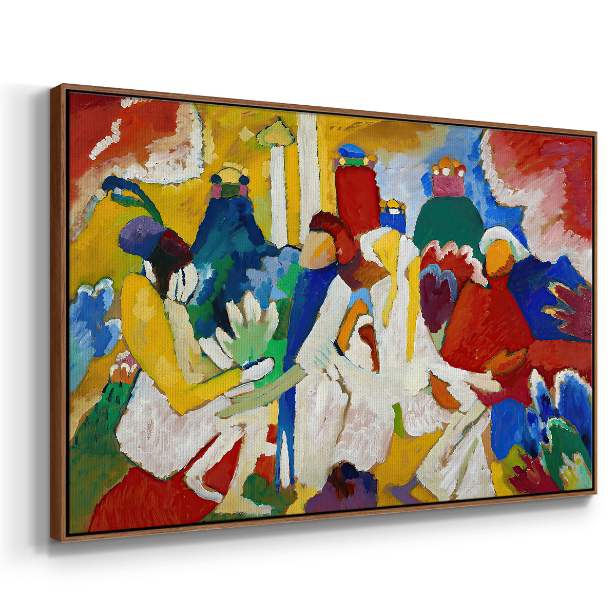 Oriental, 1909 - Floater Framed Canvas Print