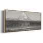 Mount Hood from the Columbia - Floater Framed Canvas Print