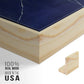 Indigo 1 - Floater Framed Canvas Print