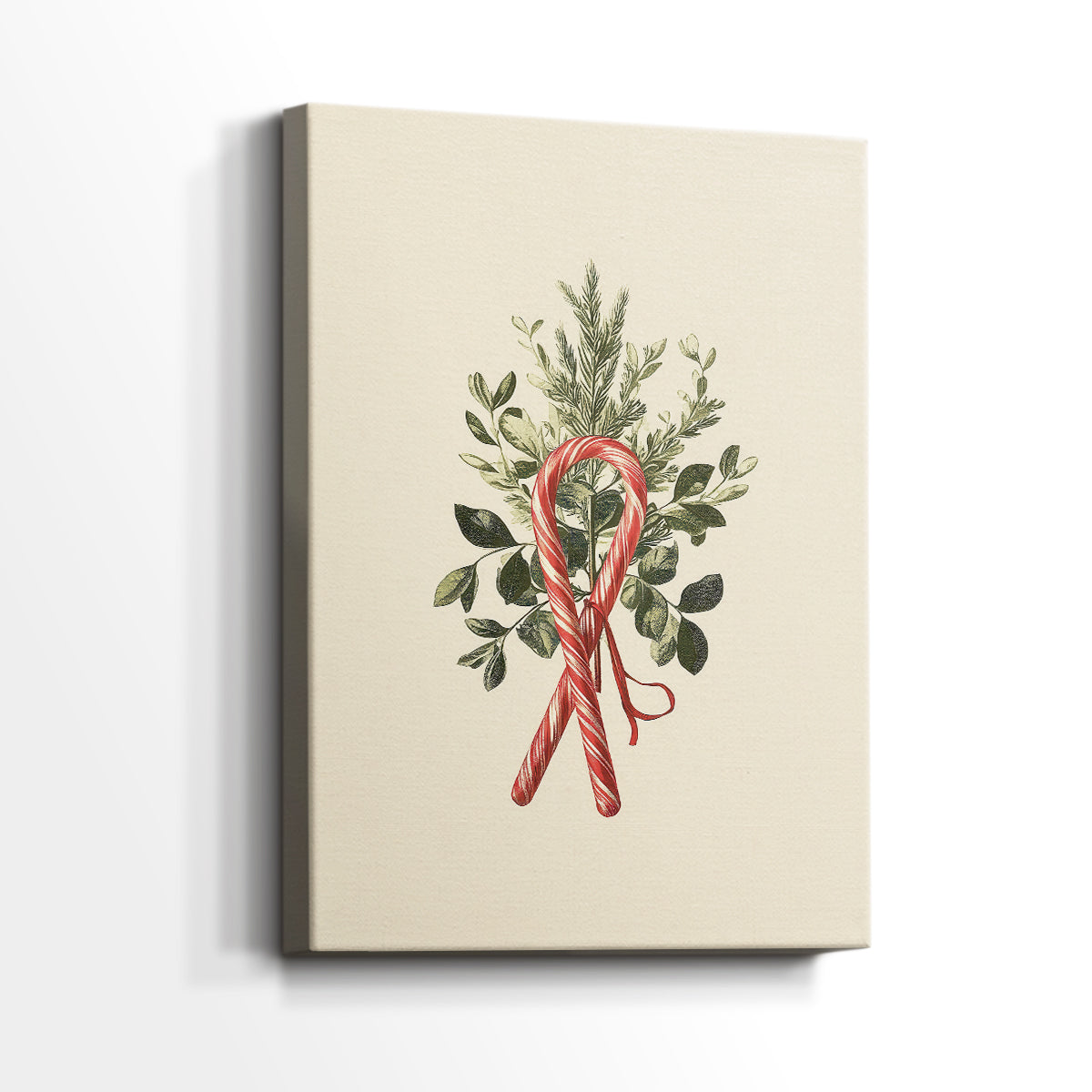 Midnight of Tinsel-Gold Star - Canvas Art Print